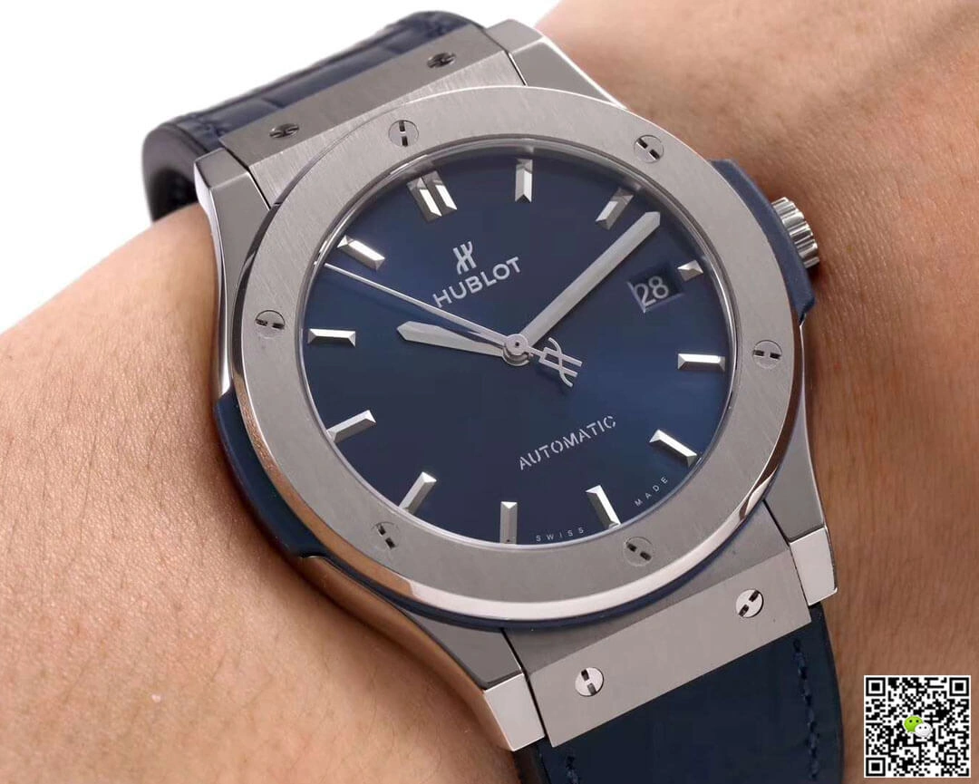 Hublot Classic Fusion 511.NX.7170.LR WWF Factory 1:1 Best Edition Replica Watch Blue Strap